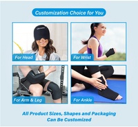 CSI Flexible Compression Migraine Relief Hat Maux de tête et Migraine Relief Ice Cap pour apaiser le stress