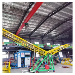 Double wing bagging mobile grain belt conveyor logistics conveyor