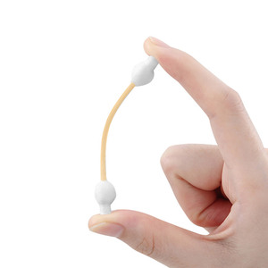 50pcs jetable hypoallergénique <span class=keywords><strong>gourde</strong></span> Double tête papier bâton bébé soins cotons-tiges écouteurs - Product Image 3