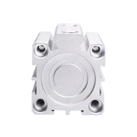 Cylindre pneumatique SDA12-100 de type compact à filetage interne en aluminium pour l'automatisation industrielle et le contrôle du mouvement linéaire