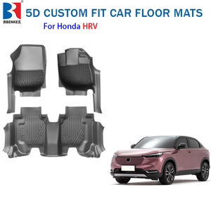 Alfombrillas de Coche Personalizadas 5D TPE de Fábrica para <span class=keywords><strong>Honda</strong></span> <span class=keywords><strong>HRV</strong></span> RHD, Alfombrillas Antideslizantes Impermeables para Todo Clima - Product Image 1