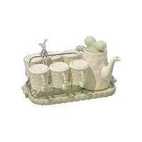 Service à thé en céramique nordique, coffret cadeau pour salon, table basse, usage domestique
