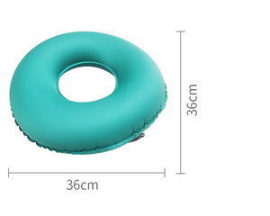 Supporto per i fianchi blu per paziente e paziente <span class=keywords><strong>con</strong></span> cuscino massaggiante per emorroidi cuscino gonfiabile cuscino rotondo per sedia per ridurre l'affaticamento - Product Image 3