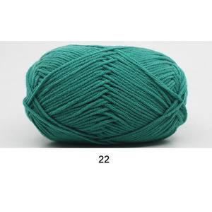 Fil 100% polyester bleu marine foncé pour tricot à la main, anti-boulochage, filé à anneaux, style filé, autre couleur 21 - Product Image 4