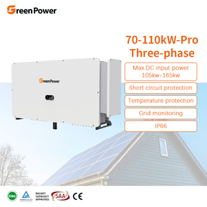 Greenpower IP66 70kW 75kW 80kW 90kW 100kW 110kW Trifásico de Onda Sinusoidal Pura Conectado a la Red para Sistema Solar ASP-70-110KTLC-PRO - Product Image 1
