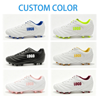 Chaussures de football personnalisées pour l'entraînement, crampons de football FG AG, chaussures de football légères, fabricant OEM ODM