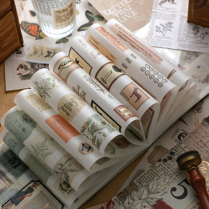 Simno precortado estético Ephemera Scrapbooking pegatinas <span class=keywords><strong>para</strong></span> adultos decorativo <span class=keywords><strong>Vintage</strong></span> Bullet planificador DIY artes artesanales - Product Image 3