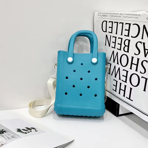 2025 estilo Vintage <span class=keywords><strong>EVA</strong></span> bolso de mano Venta caliente pequeño Almacenamiento de playa DIY encantos gran capacidad mujeres niños mochila bolsos - Product Image 3