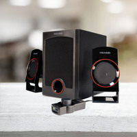 Sistema de altavoces subwoofer Microlab 2,1 para aplicaciones Multimedia y Gomputer
