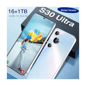 Высокое Качество S30 Ultra 16 + 1 ТБ 50MP + 108MP мобильные телефоны 100 rs мобильный телефон