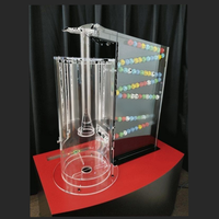 Machine de loterie de casino, système de loterie automatique, équipement de loterie avec design de boules hautement transparentes, machine de loterie de divertissement