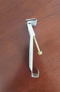 Vis rapide en aluminium 5 "support de gouttière de pluie cachée robuste crochets de Style K avec Clip - Product Image 6