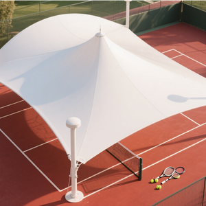 Tetrafluoroethylene Copolymer và polytetrafluoroethylene loại xây dựng cấu trúc màng căng mái cho công viên và khách sạn - Product Image 4