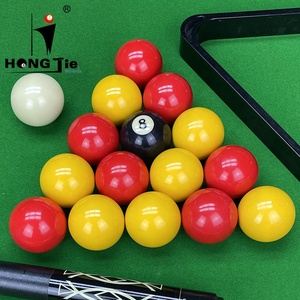 Bolas de <span class=keywords><strong>Billar</strong></span> Hongjie de Alta Calidad y Económicas, Bolas de <span class=keywords><strong>Billar</strong></span> de Casino de 50.8 mm, Amarillas y Rojas - Product Image 2