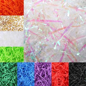 YC giá tốt nhất Crinkle Filler Cắt vụn giấy Raffia Nhiều màu Raffia giỏ giấy cỏ để trang trí Quà Tặng Giấy Thủ Công - Product Image 1