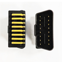 OBD2 16-Pin Winkelstecker OBDII Diagnoseadapter PA66 Fahrzeug