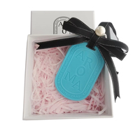 Diffuseur de désodorisants de voiture longue durée personnalisés cartes de parfum de voiture carte de parfum de rose en plastique suspendue