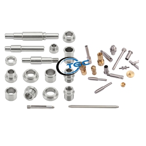 Swiss turn parts machined metal components stainless steel parts custom turned fittings threaded connectors industrial hardware - Product Image 4
