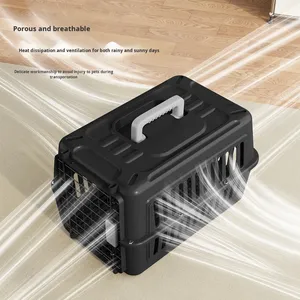 กล่องใส่สัตว์เลี้ยงแบบพกพาสำหรับแมวและสุนัข พร้อมพื้นที่สำหรับใช้ในรถยนต์และกิจกรรมกลางแจ้ง - Product Image 3