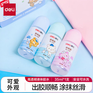 Pegamento Líquido Deli 7301 de 35 ml, Pegamento Frío Transparente para Manualidades Infantiles y Estudiantes - Product Image 4