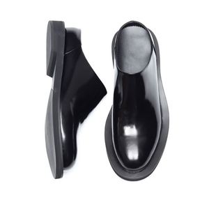 Chaussures Oxford Derby Décontractées Haut de Gamme Rétro à Semelle Souple Respirantes Confortables Formelles en Cuir Imperméables pour l'Automne - Product Image 6