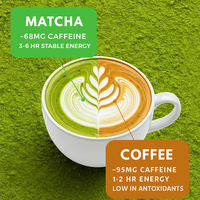 Nouvelle Poudre de Matcha Biologique de Qualité Boissons, Thé Instantané en Vrac, Thé Vert, Boissons Saines, Sachets en Gros
