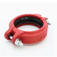 Accouplement rigide et flexible, adaptateur, croix, raccord en T en fonte ductile rainurée 300PSI 500PSI, direct usine OEM, pour système d'incendie