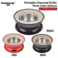 Grille en maille pour barbecue au charbon de bois, idéale pour les grillades en pot de terre cuite coréen et l'utilisation dans les restaurants japonais