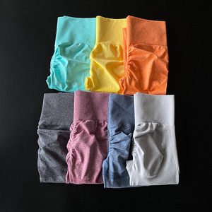Mallas elásticas suaves con Control de barriga para mujer, Leggings de cintura alta, moldeadores de glúteos, ropa sin costuras - Product Image 6