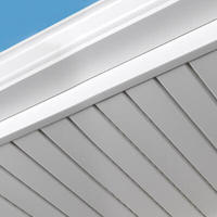 Sofit Fascia Insonorizado Suspendido Aluminio Tira falsa Azulejos de techo Tira de metal Techo