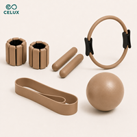 Coffret Cadeau Pilates Essentiel pour Femme 2026 : Tapis Antidérapant, Anneaux de Pilates, Kit de Pilates, Bandes de Résistance, Barre de Pilates, Ensemble d'Entraînement pour la Maison et la Salle de Sport