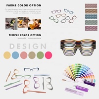 Montura de Gafas Ópticas de Acetato y Titanio Personalizada, Certificación CE, Ultraligera, No Más de 15g, Ideal para el Uso Diario, Ocio y Desplazamientos