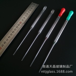 Goteros de Vidrio Tianjing 8*15/20cm, Pipetas de Laboratorio de Borosilicato de Boca Pulsada - Product Image 1