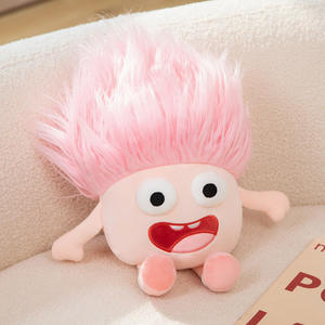 Muñeco de Peluche HECION, Adorable y Divertido, con <span class=keywords><strong>Ojos</strong></span> Grandes, de Algodón, Suave, para Colgar en el Bolso, Regalo para Niños, Decoración - Product Image 4