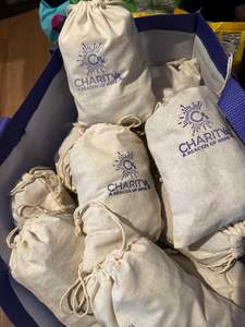 Bolsas de almacenamiento de muselina reutilizables biodegradables de 10*12cm con tela de lona con cordones para aperitivos y ropa para ir de compras - Product Image 2