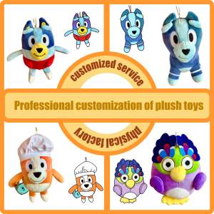 Juguete de Peluche Supersuave de Animales Marinos Brui, Regalo de Aniversario para Niños, Alivio del Estrés, Algodón PP - Product Image 1