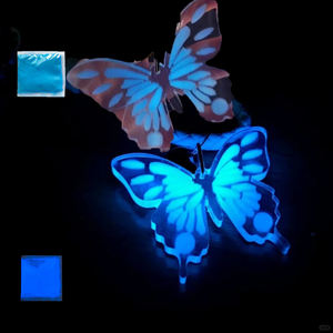 Polvo que brilla en la oscuridad de 17 colores para <span class=keywords><strong>Resina</strong></span> epoxi, pigmento luminoso de larga duración para <span class=keywords><strong>Resina</strong></span> <span class=keywords><strong>Exposy</strong></span> Slime y proyectos de bricolaje con purpurina - Product Image 4