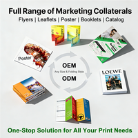 Impresión de Folletos Impresos a Todo Color en Formato A4, Plegados por la Mitad, Catálogos, Impresión de Folletos Promocionales para Empresas, Cartulina Dúplex