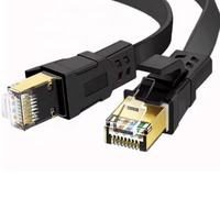 Kabel Ethernet Cat8 1000Mbps - 10Gbps Rj45 Kabel Jaringan Dari Kawat dan Kabel Manufaktur untuk Komunikasi & Jaringan
