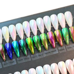 <strong>SHEENBOW</strong> Aurora Rainbow Unicorn Chrome Mirror Nail Powder Mermaid Nail Rubbing <strong>Pigments</strong> - Product Image 2