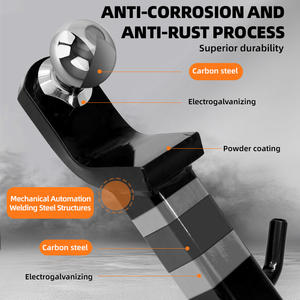 AUTOBOTS Precio barato Aluminio forjado Acero al carbono Enganche <span class=keywords><strong>de</strong></span> <span class=keywords><strong>remolque</strong></span> Montaje <span class=keywords><strong>de</strong></span> bola doble Montaje <span class=keywords><strong>de</strong></span> receptor Gancho con bola <span class=keywords><strong>de</strong></span> perno <span class=keywords><strong>de</strong></span> enganche - Product Image 4