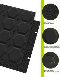 שטיחון אמבטיה נגד החלקה מסיליקון רך ללא ריח, 14*28 אינץ', מתקפל וניתן לכביסה במכונה - Product Image 5