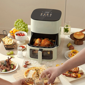 Freidora de Aire Cuadrada Moderna de 3L, 5L, 7L, Venta Directa de Fábrica, Horno Sin Aceite, Múltiples Opciones Personalizables a Buenos Precios, Pantalla LCD - Product Image 1