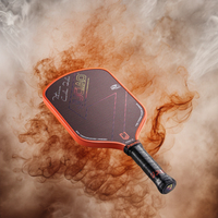 Raquette de pickleball TITAN1.0 approuvée USAPA en titane et fibre de carbone, noyau en PP alvéolé, surface de friction durable pour l'entraînement