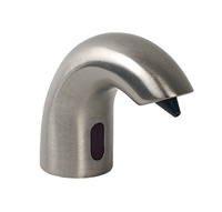 Distributeur de savon automatique sans contact avec logo personnalisable en nickel brossé, distributeur de mousse pour salle de bain