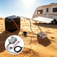 Convertisseur Mini Boost Starlink avec boîtier en alliage d'aluminium, bornes à joint torique, 12V-24V 30V, étanche IP68, câble CC avec fusible intégré