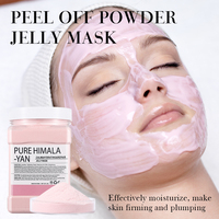 Masque gelée hydratant blanchissant naturel pour le visage, végan hydratant bio, sans cruauté envers les animaux domestiques, poudre de masque en gelée Peel Off