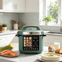 Cuisinière à pression électrique intelligente 5L 6L avec écran numérique, multifonction, appareil de cuisine