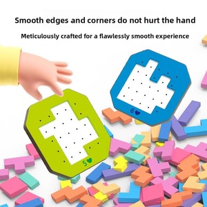 <span class=keywords><strong>Gioco</strong></span> di Puzzle Multiplayer con Combattimento Intelligente, Sfida Rapida Educativa in Plastica per Bambini dai <span class=keywords><strong>5</strong></span> ai 7 <span class=keywords><strong>Anni</strong></span>, Interattivo Genitore-Figlio - Product Image 5