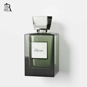 Byron роскошный арабский парфюм обжимной стеклянный флакон пустой флакон для духов 100 мл с крышкой zamac